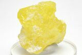 Lemon-Yellow Sulfur Crystal - Italy #207671-1